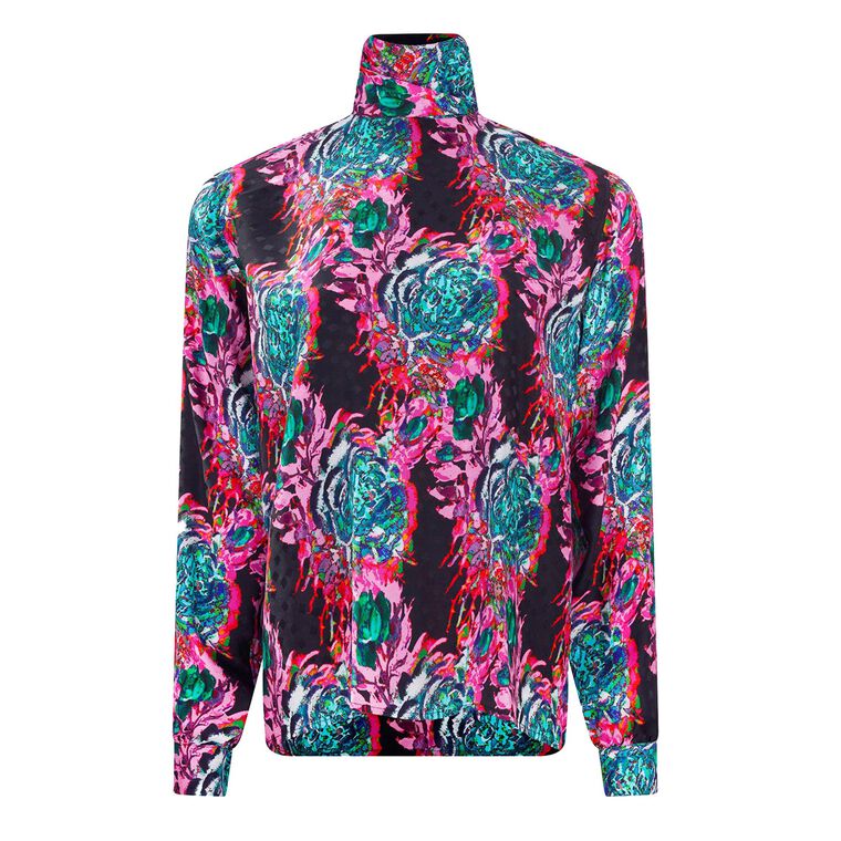 Acid Trip Bianca Long Sleeve Blouse image number null