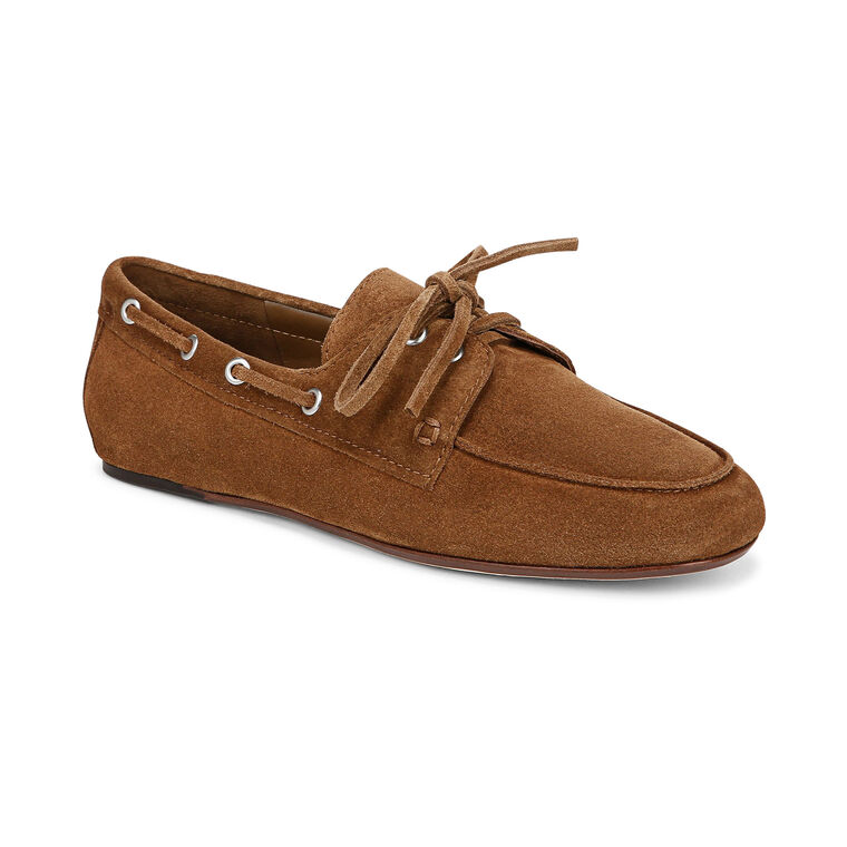 Marin Suede Lace-Up Loafer image number null