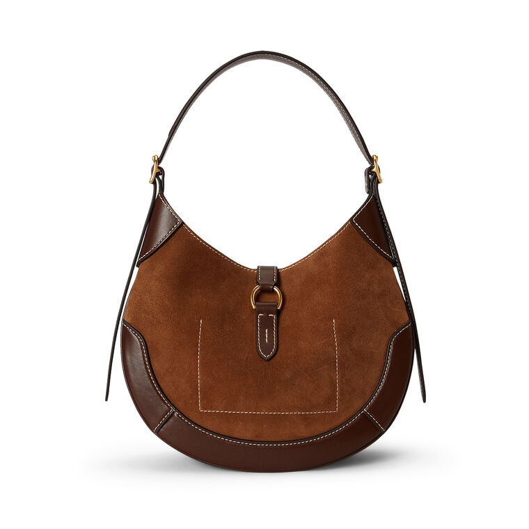 Polo ID Italian Suede Small Shoulder Bag image number null