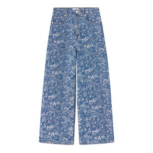 Tapestry Denim Baggy Jeans