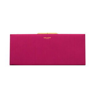 Midnight Small Clutch In Satin