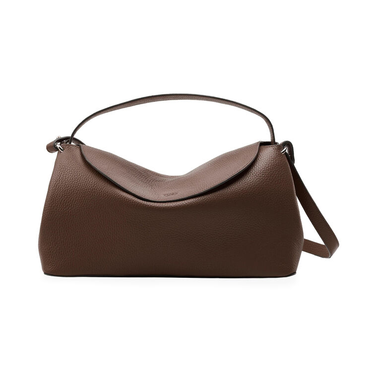 Ani Medium Leather Satchel image number null
