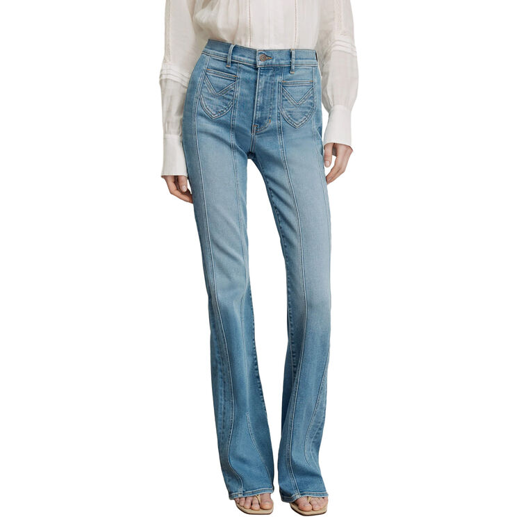 Beverly High Rise Skinny Flare Jean image number null