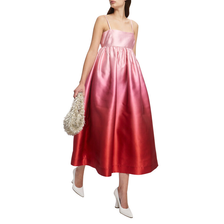 Inez Ombre Sleeveless Midi Dress image number null