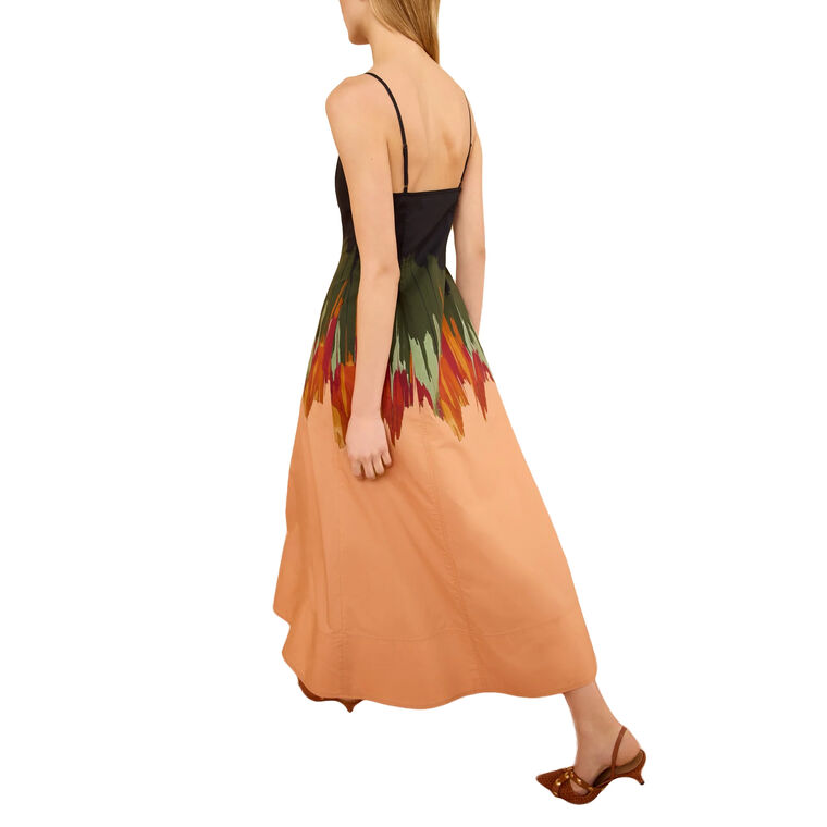 Fiora Sleeveless Cotton Midi Dress image number null