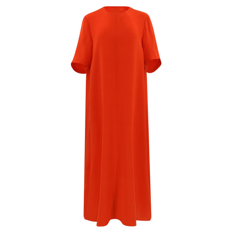 4-Ply Silk T-Shirt Dress image number null