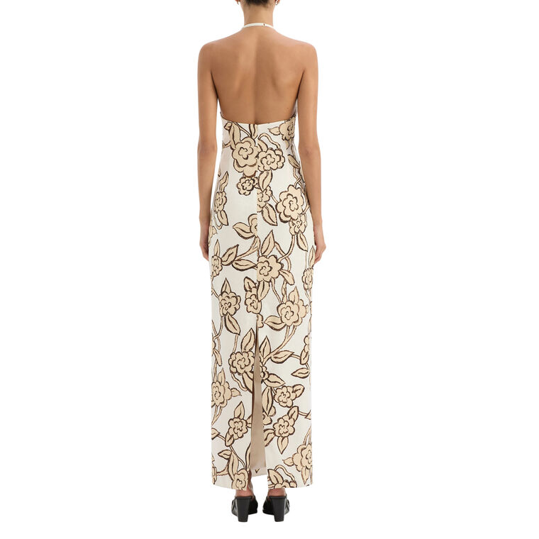 Elodie Halter Midi Dress image number null