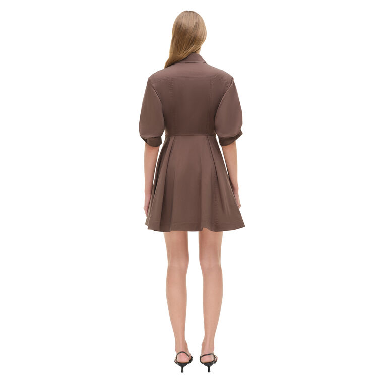Jazzie Short Sleeve Cotton Mini Dress image number null