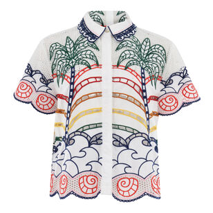 Tropical Graphic Richelieu Buttondown Shirt