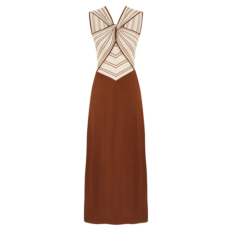 Hypnotic Halterneck Midi Dress image number null