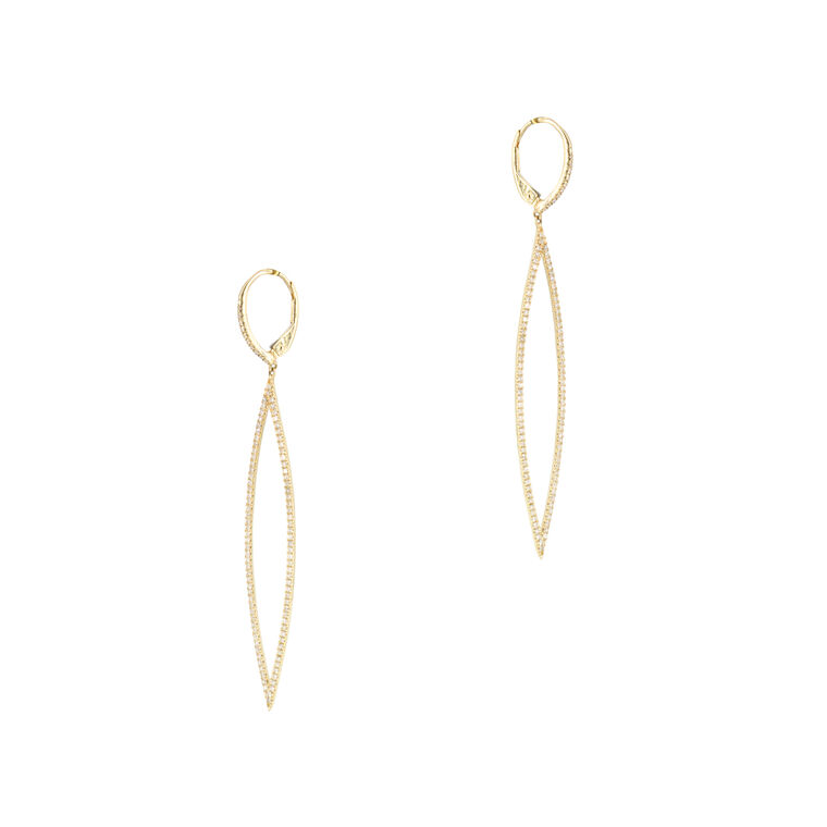 Marquise Dangle Earrings image number null