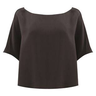 Cropped Silk Sway Blouse