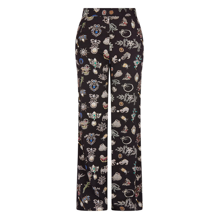 Black Diamond Pins New Wide Leg Pant image number null