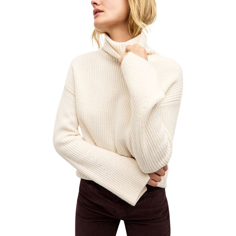 Matilda Merino Wool Turtleneck Sweater image number null