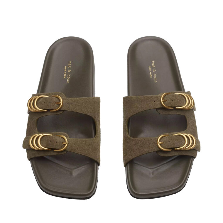 Rue Suede Slides image number null