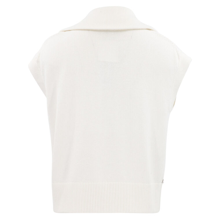 Collared Half Zip Sweater image number null