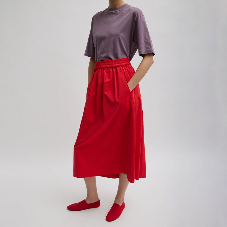 Nylon Pull On Full Skirt image number null