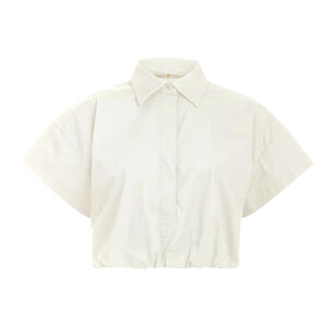 Sierra Short Sleeve Button-Up Top