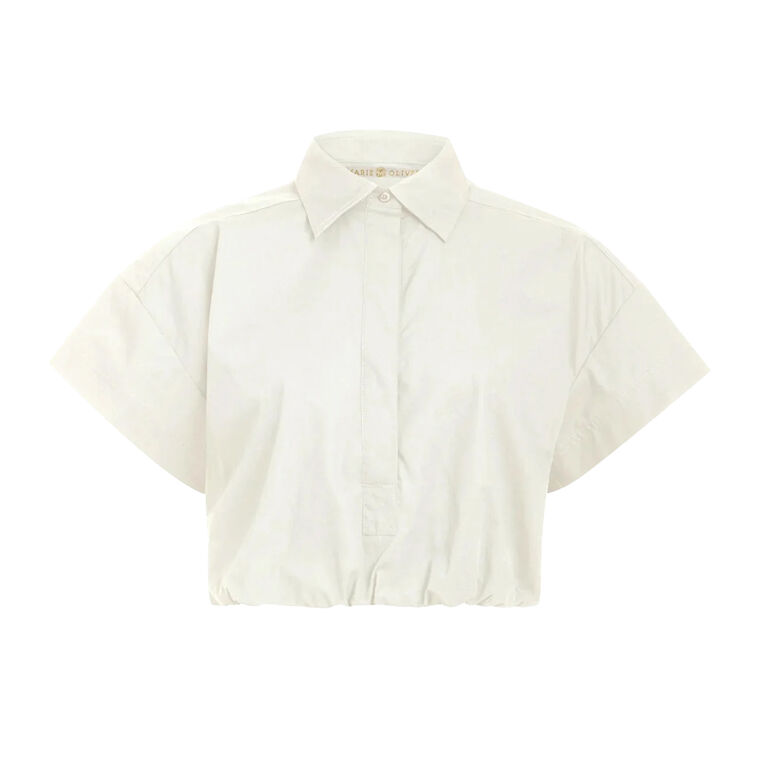 Sierra Short Sleeve Button-Up Top image number null