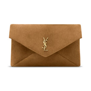 Cassandre Envelope Suede Pouch