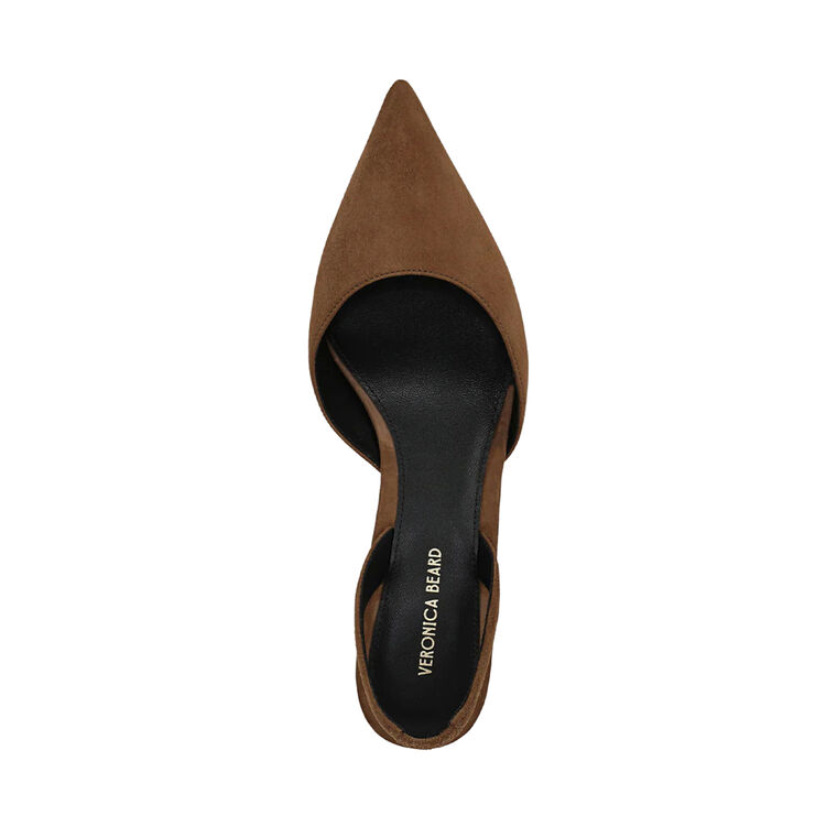 Caroline Suede Slingback Pump image number null