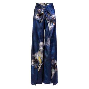 Canturipe Wide-Leg Silk Pant
