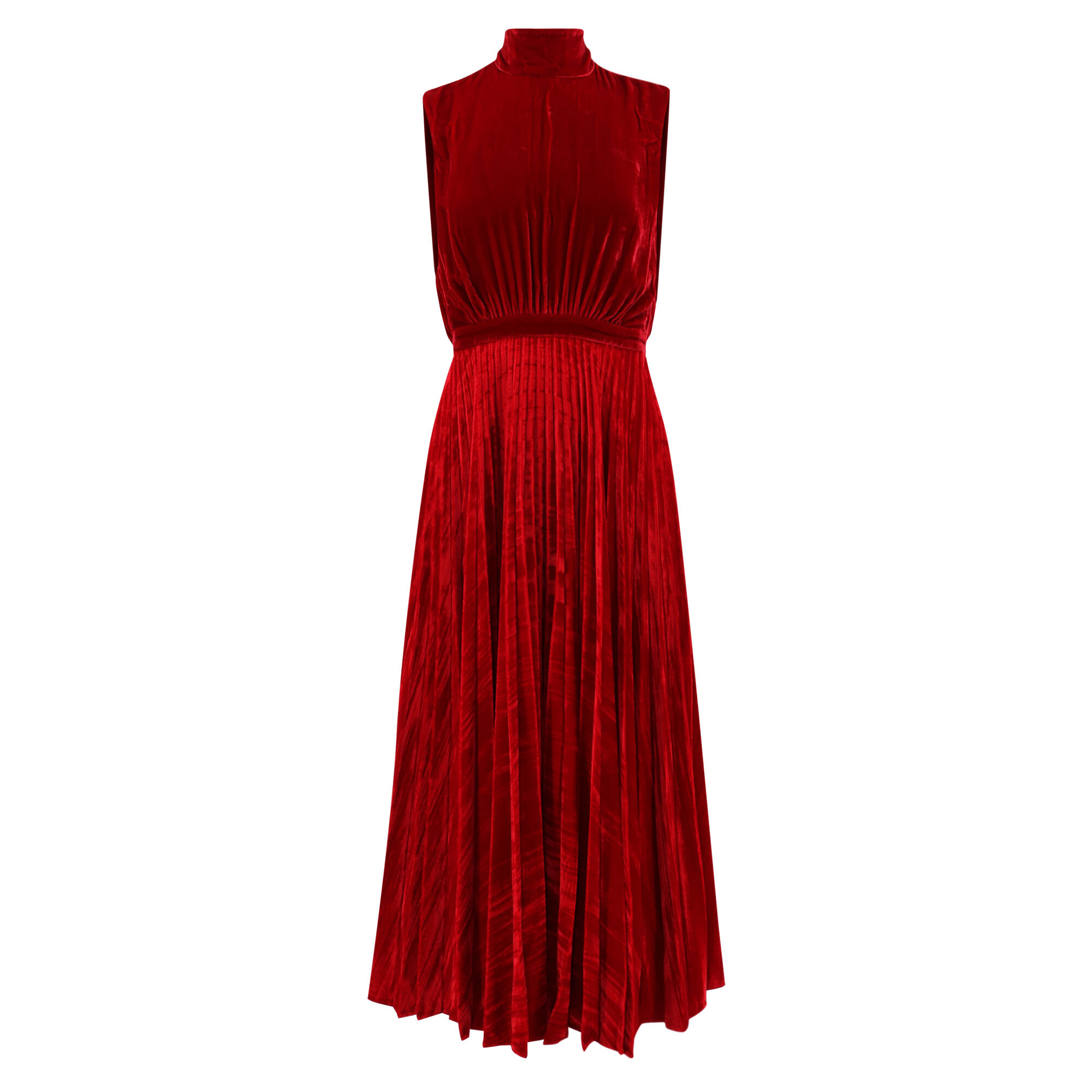 Ted baker red velvet dress on sale