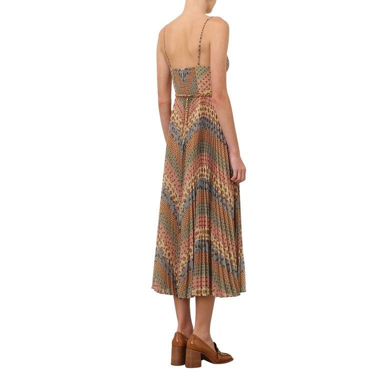Sunray Pleated Picnic Dress image number null