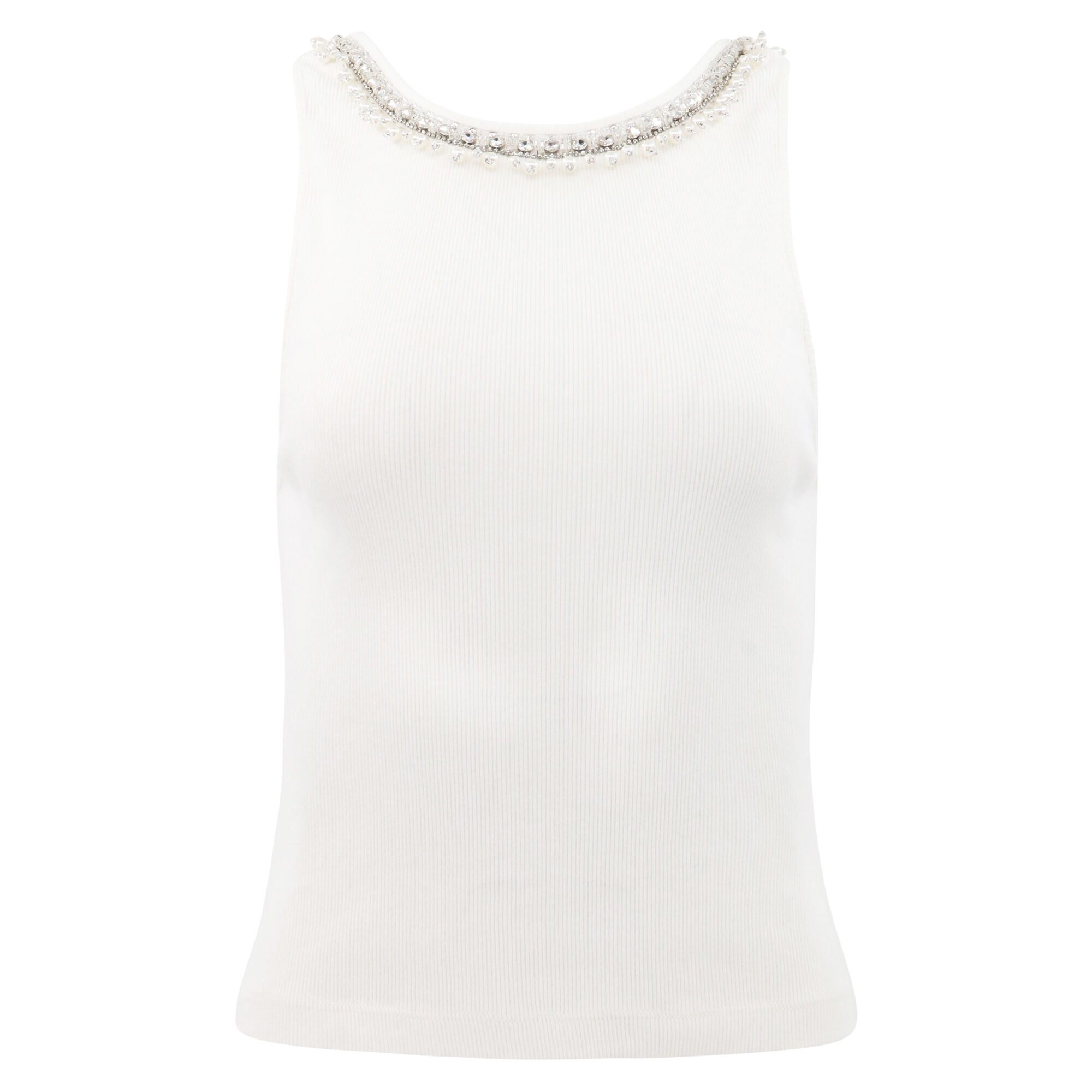 Kori Embellished Rib Tank