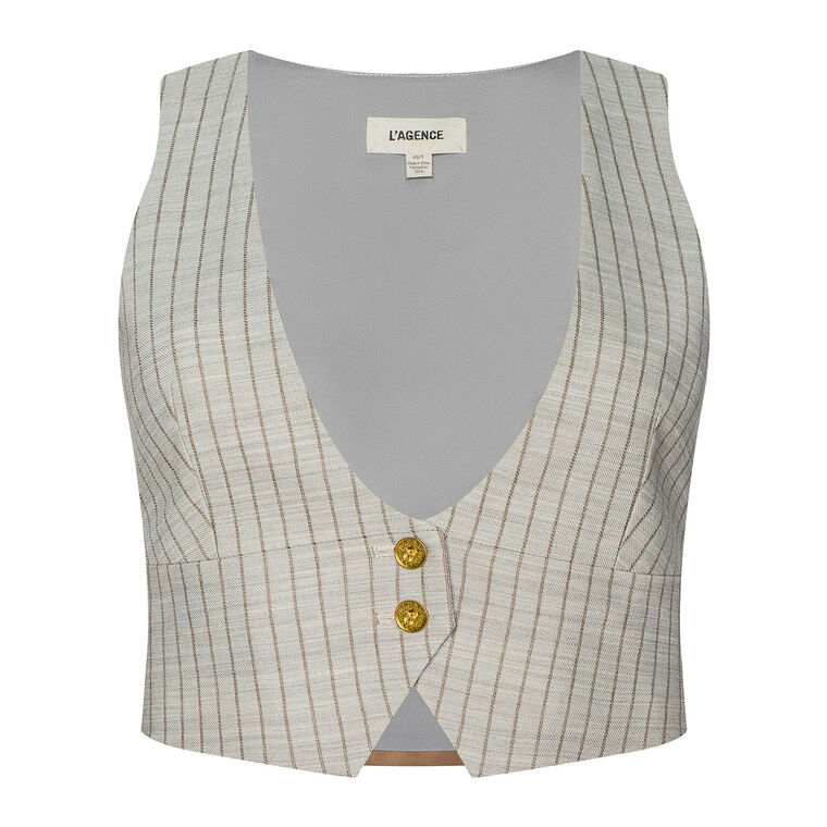 Devony Plunge Neck Vest image number null