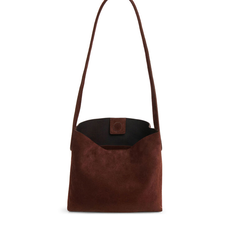 Small Everyday Cabas Suede Shoulder Bag image number null