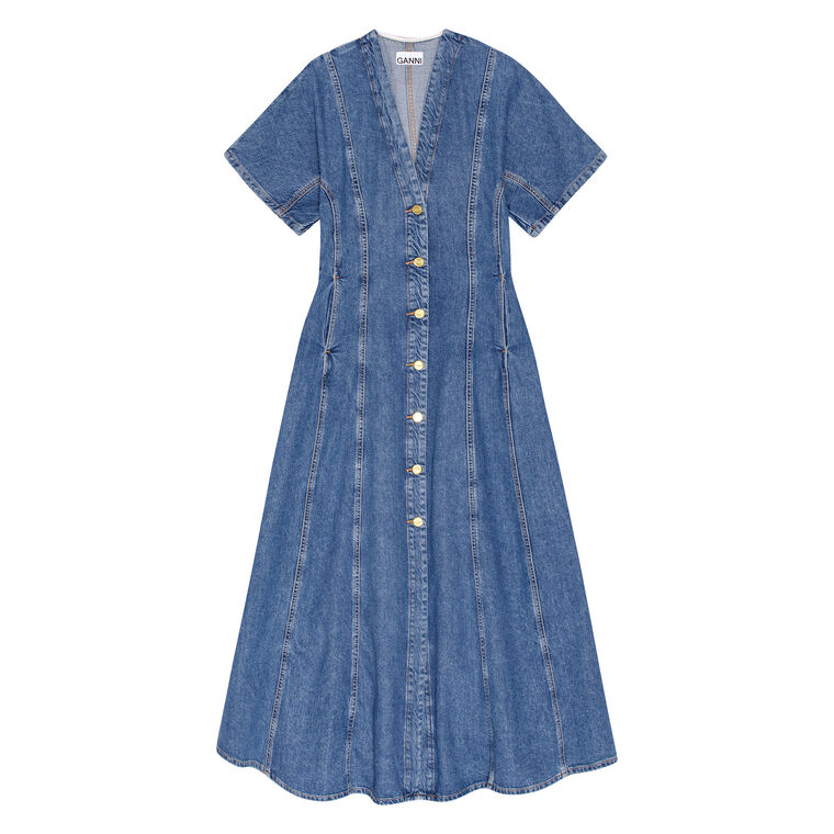 Future Denim Maxi Dress image number null