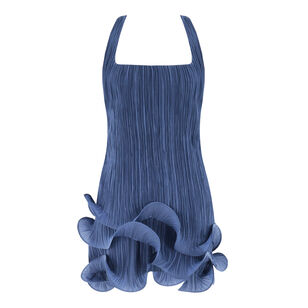 Marsa Sleeveless Plisse Mini Dress