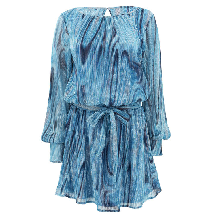 Emberly Long Sleeve Mini Dress image number null
