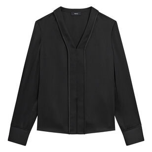 Long Sleeve Center Seam Blouse
