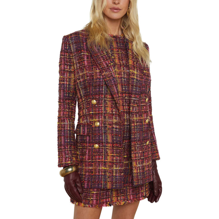 Aimee Tweed Double Breasted Blazer image number null