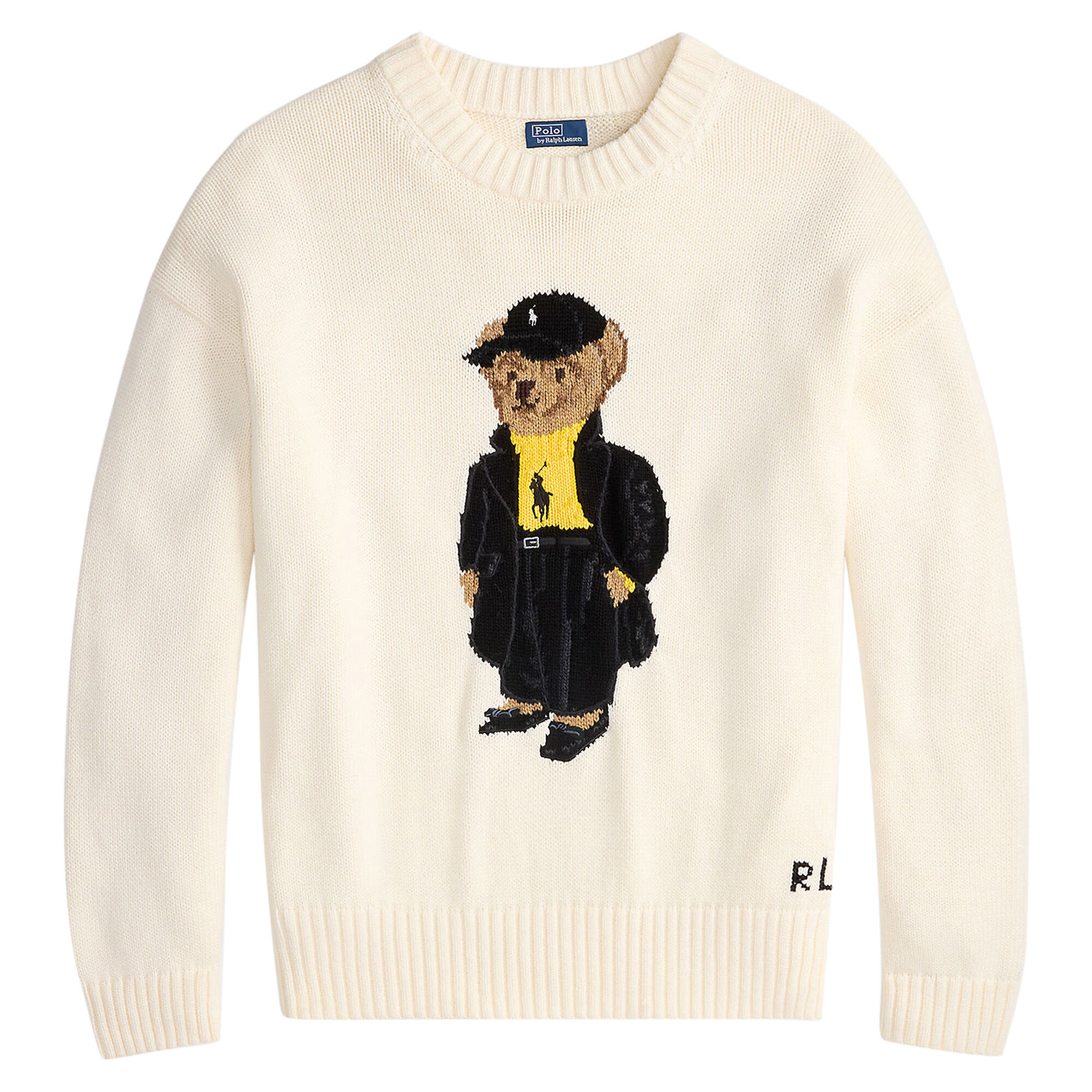 Polo Ralph Lauren Polo Bear Long Sleeve Cotton Crewneck Pullover