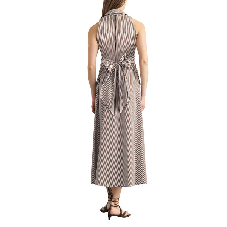 Hannah Sleeveless Cinched Waist Midi Dress image number null