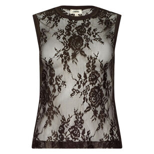 Brax Floral Lace Tank Top