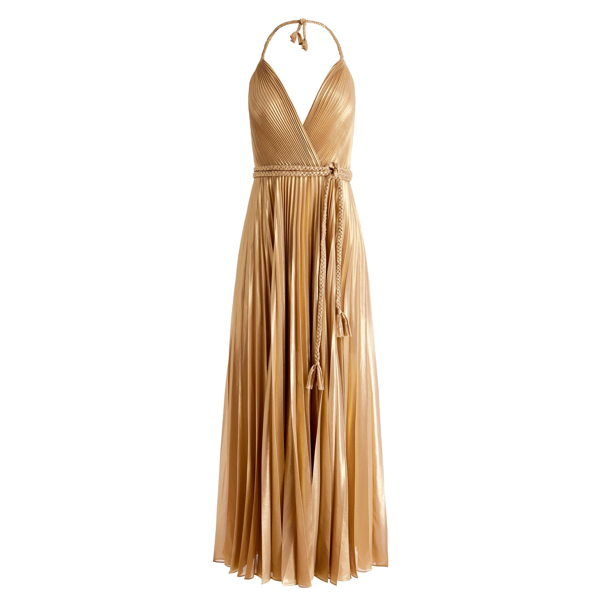 Tresa Pleated Maxi Dress With Slit Tresa Pleated Maxi Dress With Slit