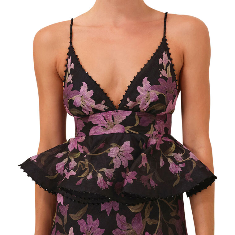 Dawning Ruffle Maxi Slip Dress image number null