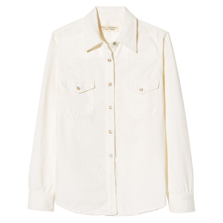 Travis Long Sleeve Denim Shirt image number null