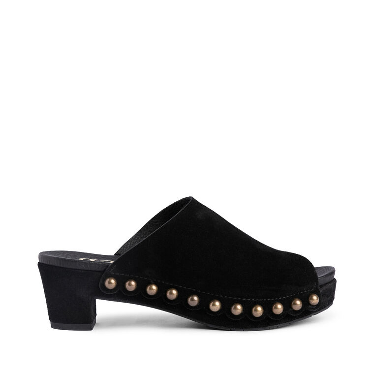 Nain Peep Toe Suede Midi Clog image number null