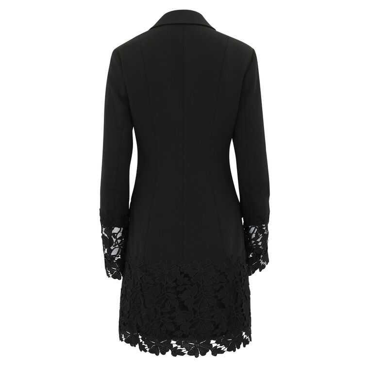 Lace Embroidered Blazer Mini Dress image number null