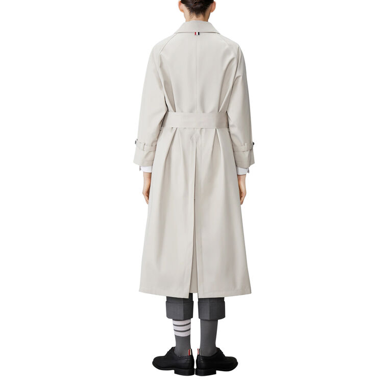 Unconstructed Waterproof Raglan Trench Overcoat image number null