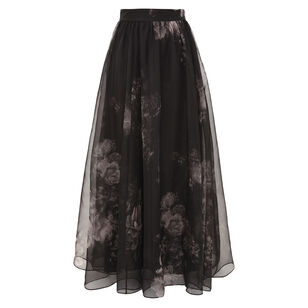 Hypnotic Organza Maxi Skirt