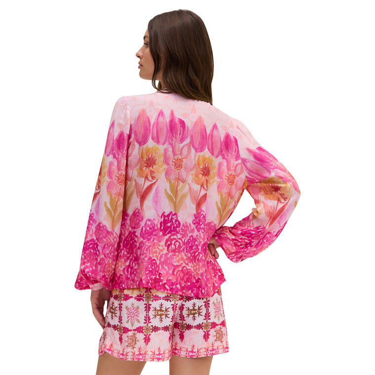 Sintra Long Sleeve Flower Shirt image number null