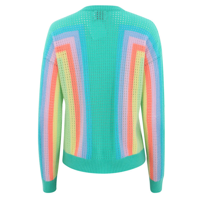 Rainbow Maya Crew Sweater image number null