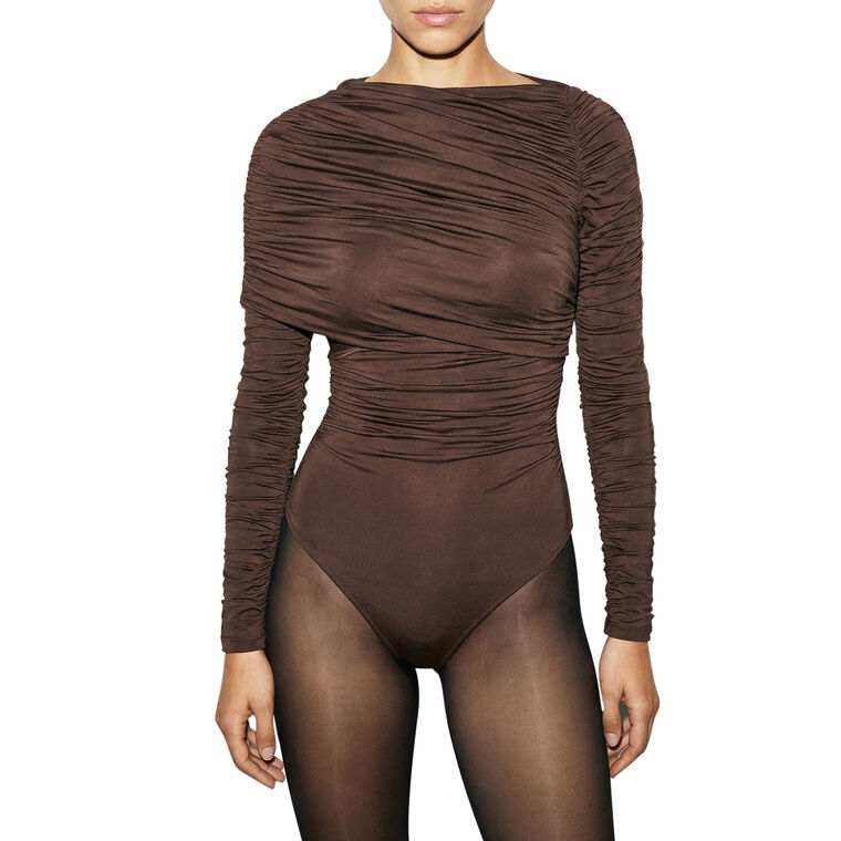 Zarina Ruched Bodysuit image number null