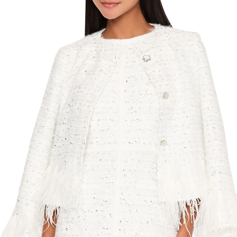 Richele Metallic Tweed Button Up Jacket image number null